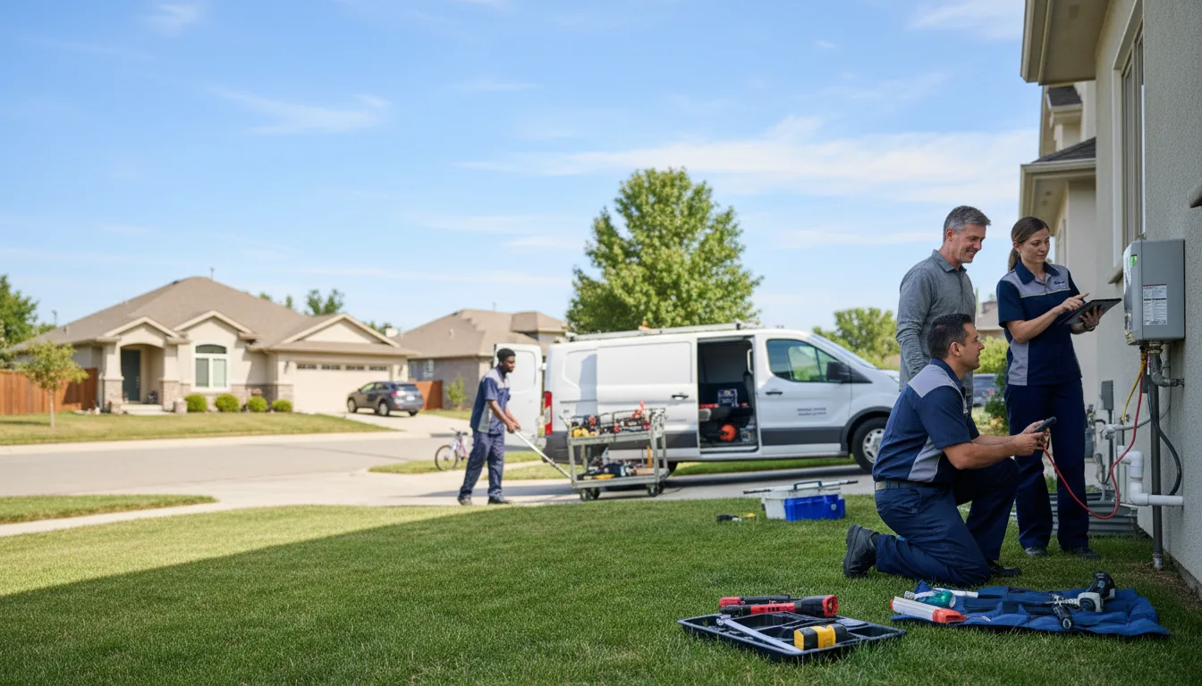 Tankless water heater service in Mercedes, TX